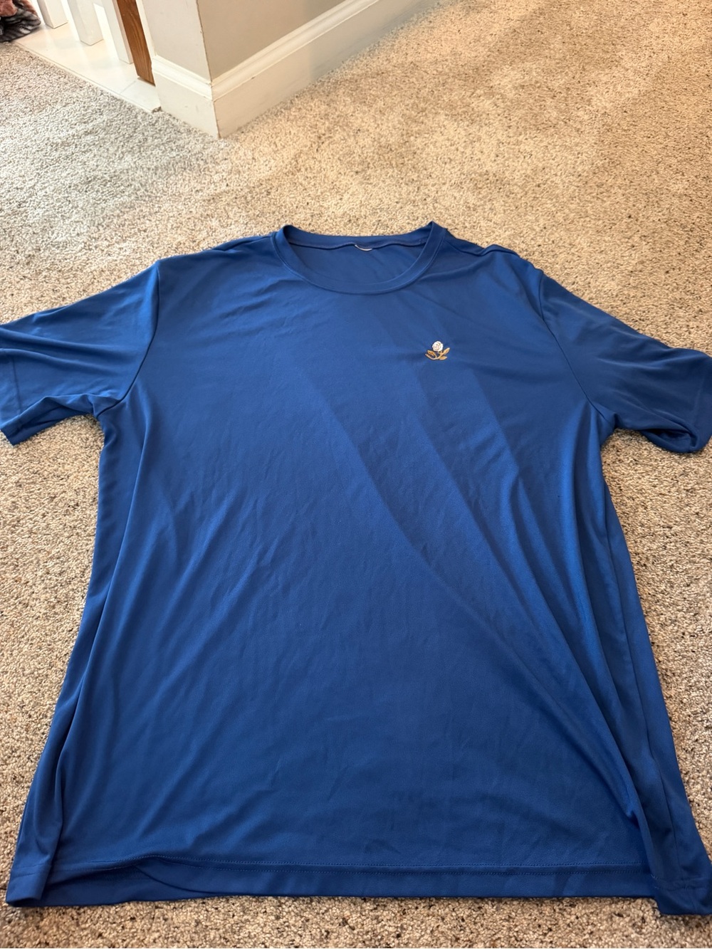 Men's Performance Crew Neck T-Shirt - Blue